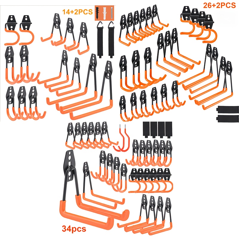 14+2/26+2/34pcs Heavy Duty Gar - Sports Equipment Storage บทวิจารณ์และราคา