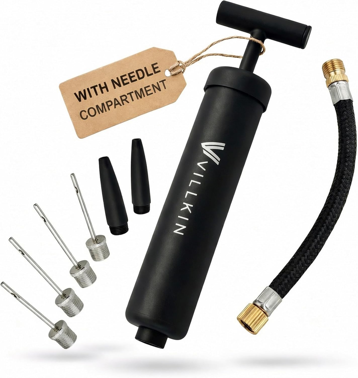 Ball Pump with Needle Storage  - Basketball Pump Needle บทวิจารณ์และราคา
