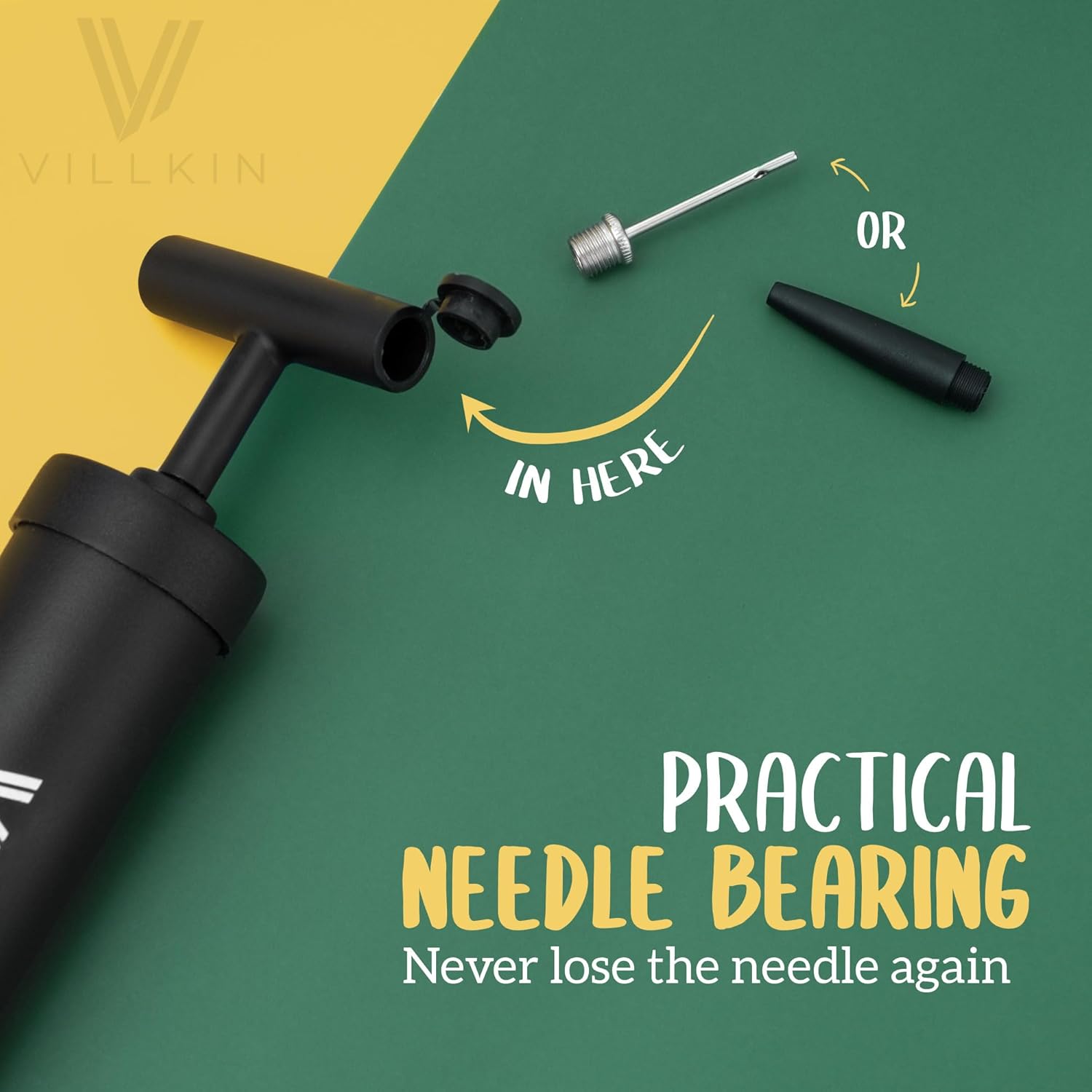 Ball Pump with Needle Storage  - Basketball Pump Needle บทวิจารณ์และราคา
