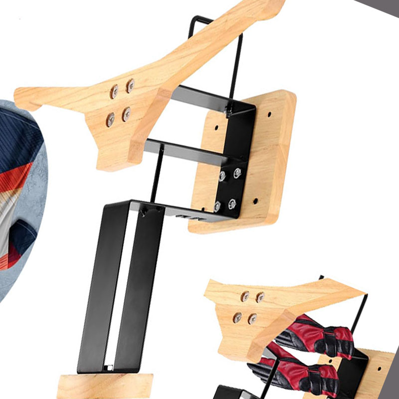 Wood Motorcycle Helmet Holder  - Sports Equipment Storage บทวิจารณ์และราคา
