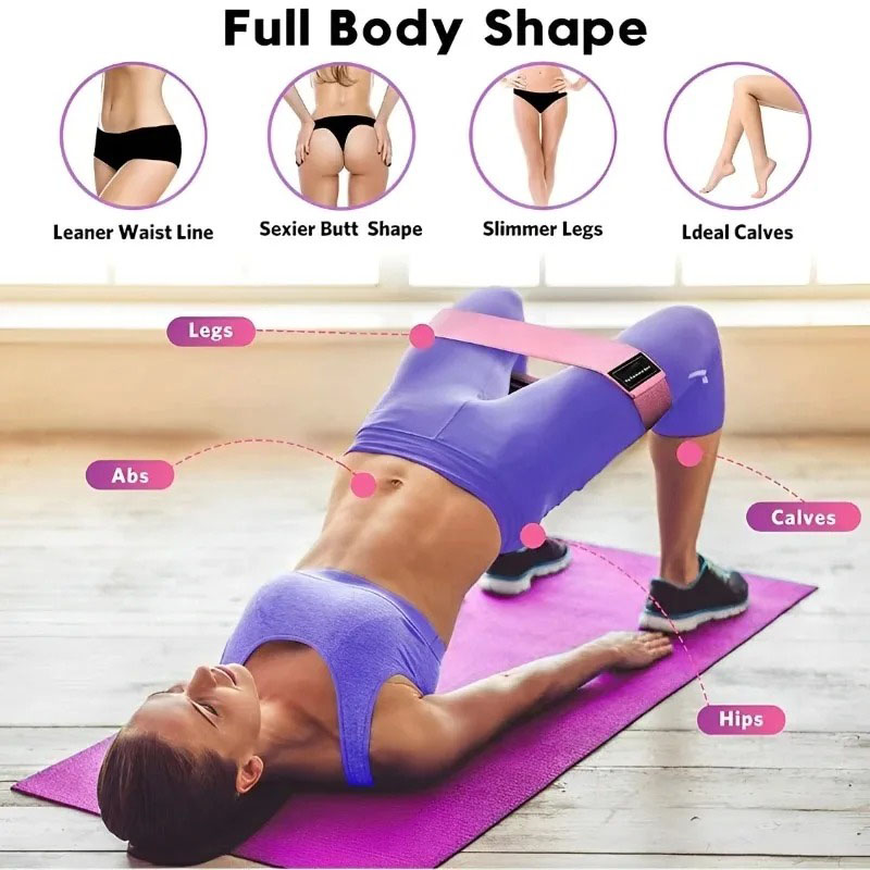 3Pcs Fabric Resistance Hip Boo - Sports Equipment Club บทวิจารณ์และราคา