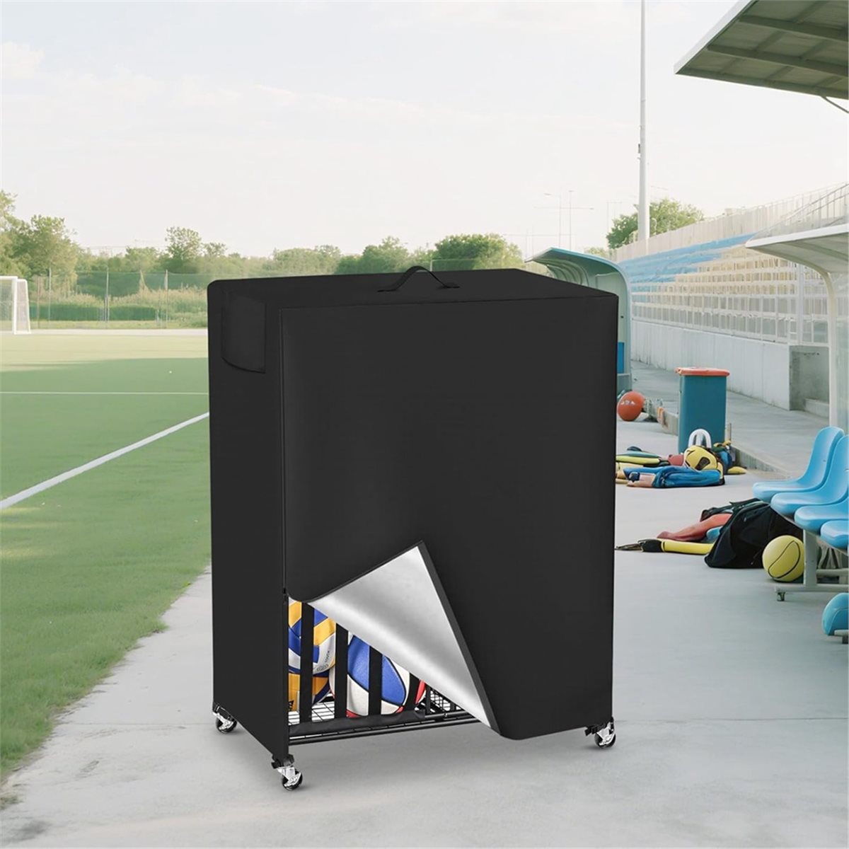 Basketball Rack Cover Garage S - Sports Equipment Storage บทวิจารณ์และราคา