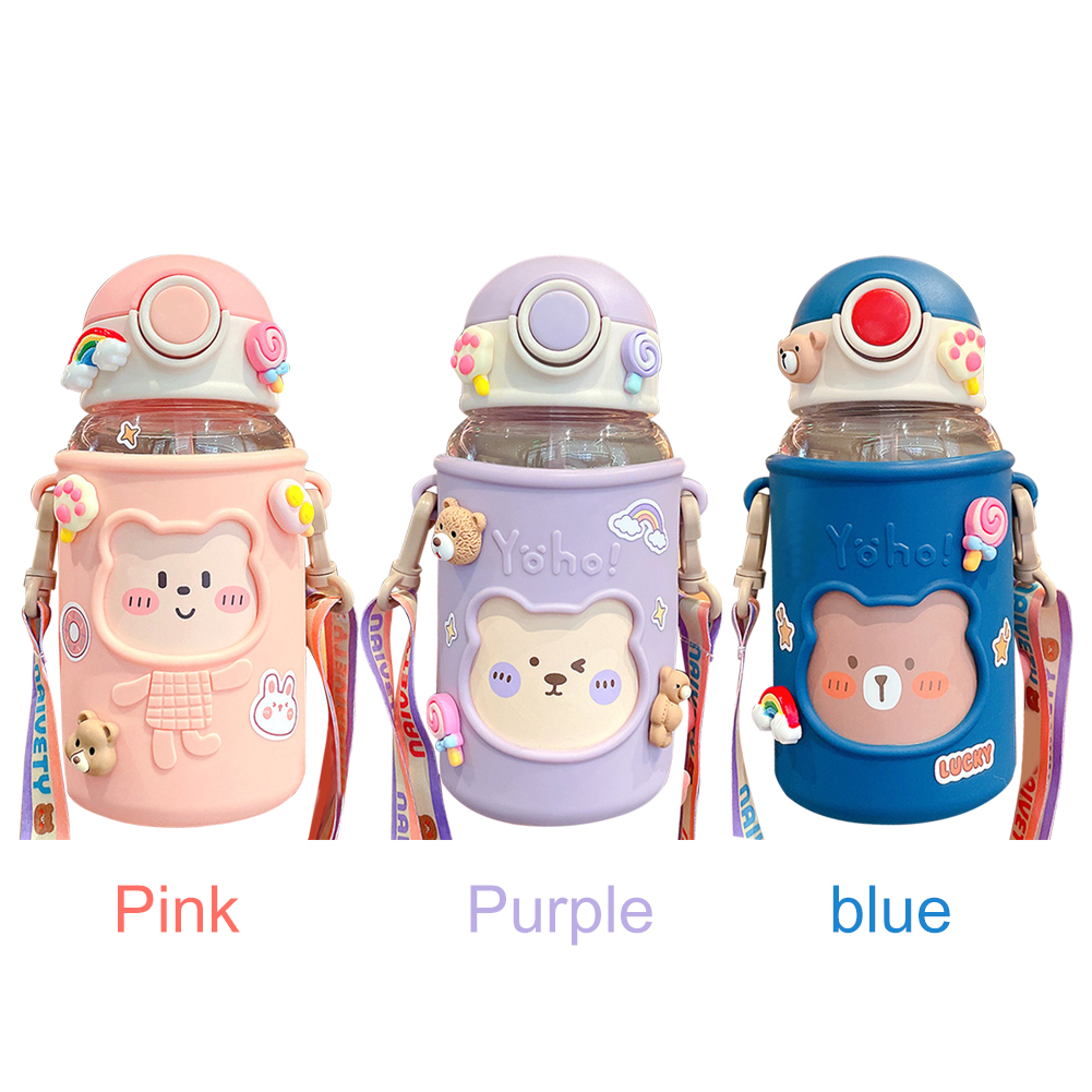 Kawaii Water Bottle Cute Bear  - Sports Equipment 7 Year Old บทวิจารณ์และราคา