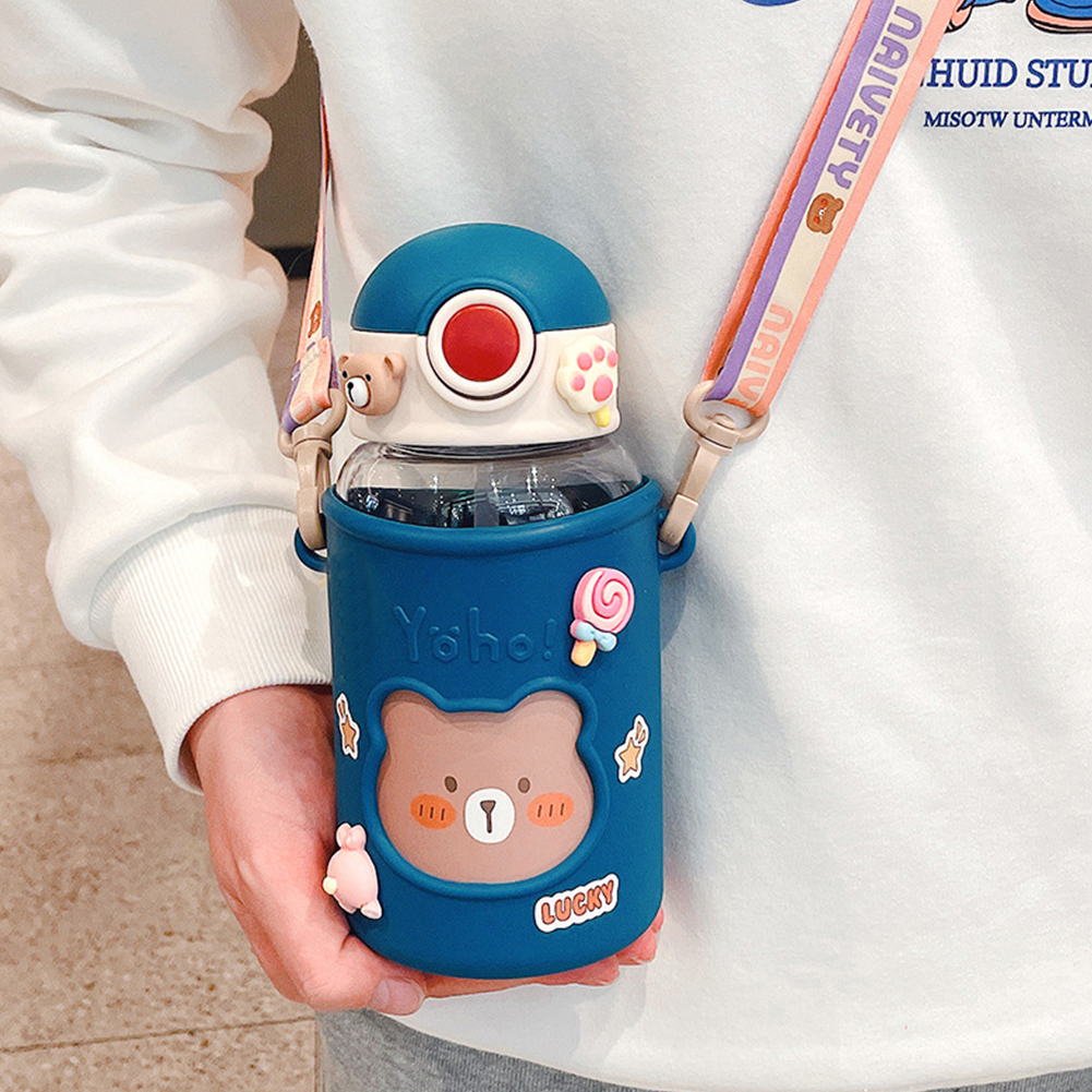 Kawaii Water Bottle Cute Bear  - Sports Equipment 7 Year Old บทวิจารณ์และราคา