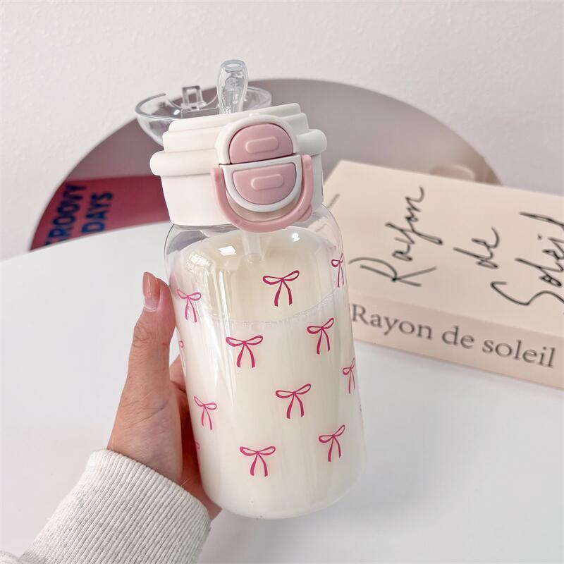 Cute Water Bottle with Straw P - Sports Equipment 7 Year Old บทวิจารณ์และราคา
