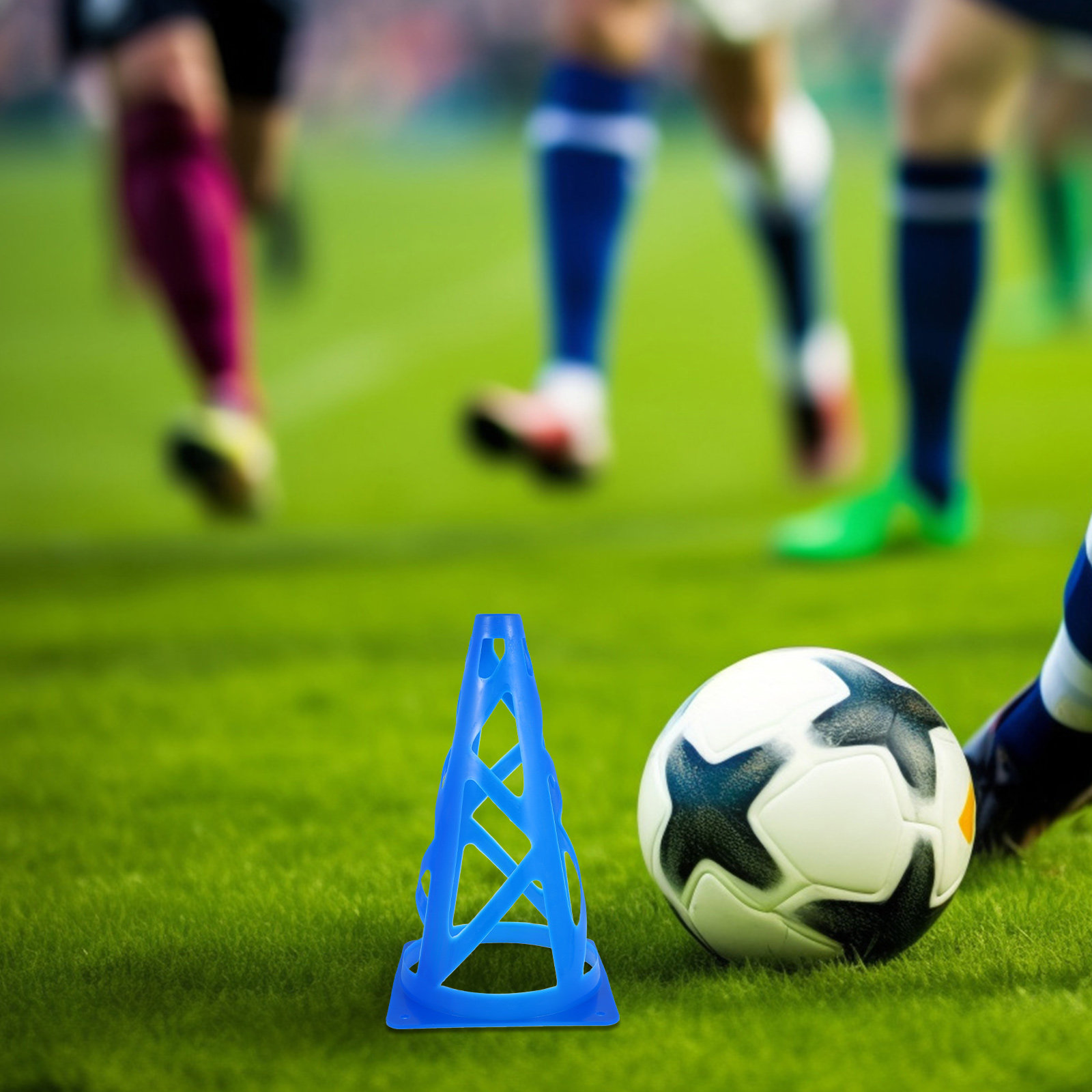4Pcs Training Mark Cones Socce - Sports Equipment In School บทวิจารณ์และราคา