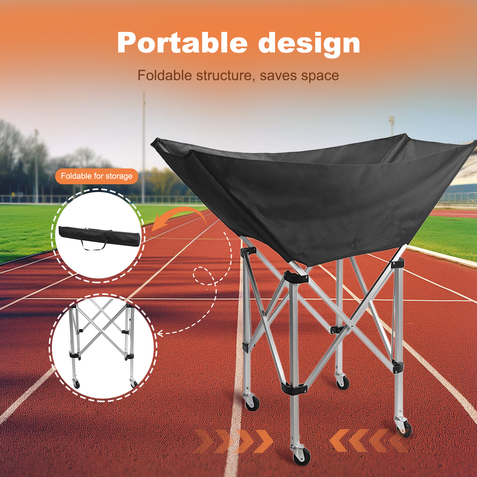 Hammock Football Cart Collapsi - Xin Sports Equipment บทวิจารณ์และราคา