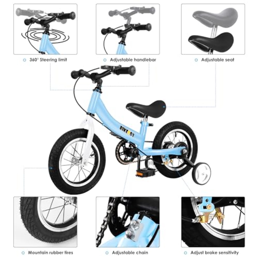Balance Bike 2 in 1,The Dual U - Balance Bike Kids บทวิจารณ์และราคา