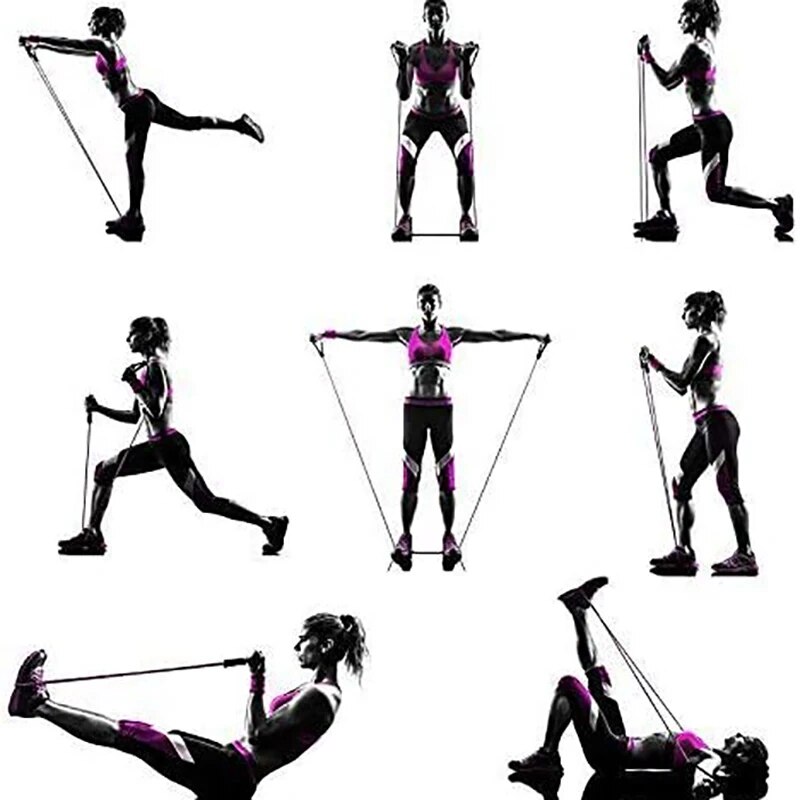 Resistance Bands With Handles, - Sports Equipment Club บทวิจารณ์และราคา
