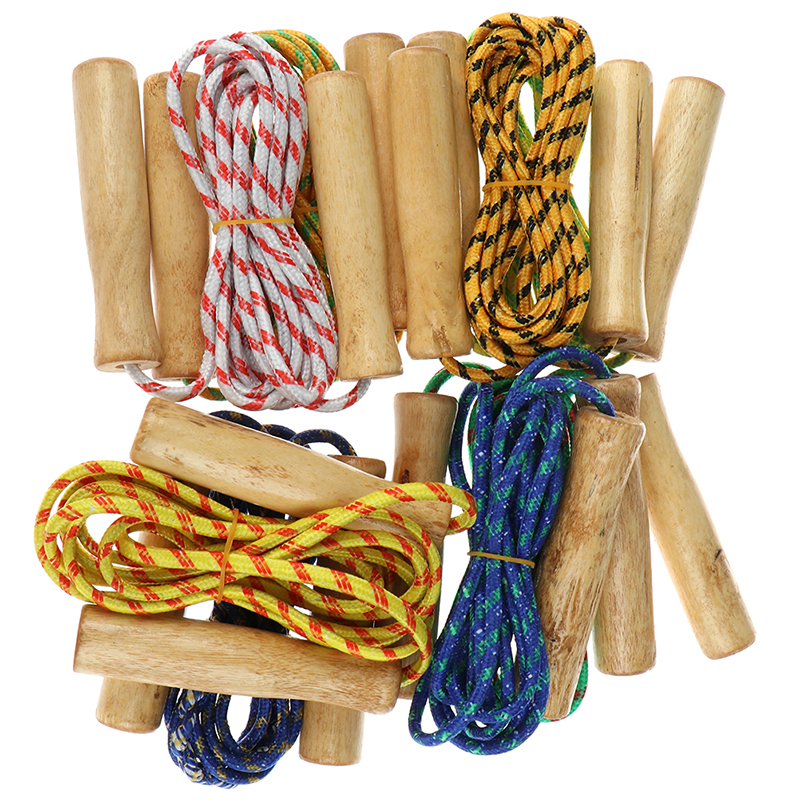 Wooden Handle Skipping Rope Co - Sports Equipment In School บทวิจารณ์และราคา