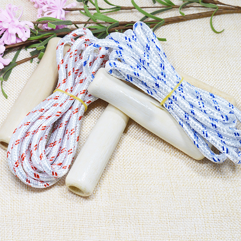 Wooden Handle Skipping Rope Co - Sports Equipment In School บทวิจารณ์และราคา