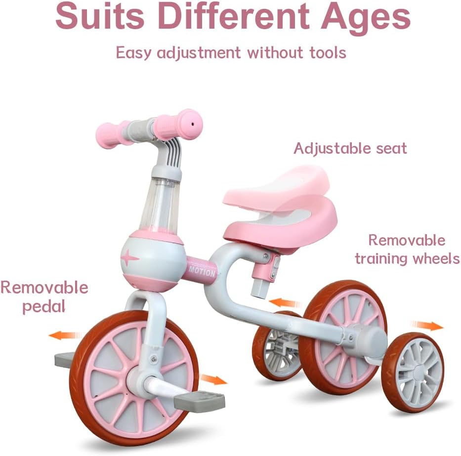 3 in 1 Toddler Bike for 2-4 Ye - Balance Bike Kids บทวิจารณ์และราคา