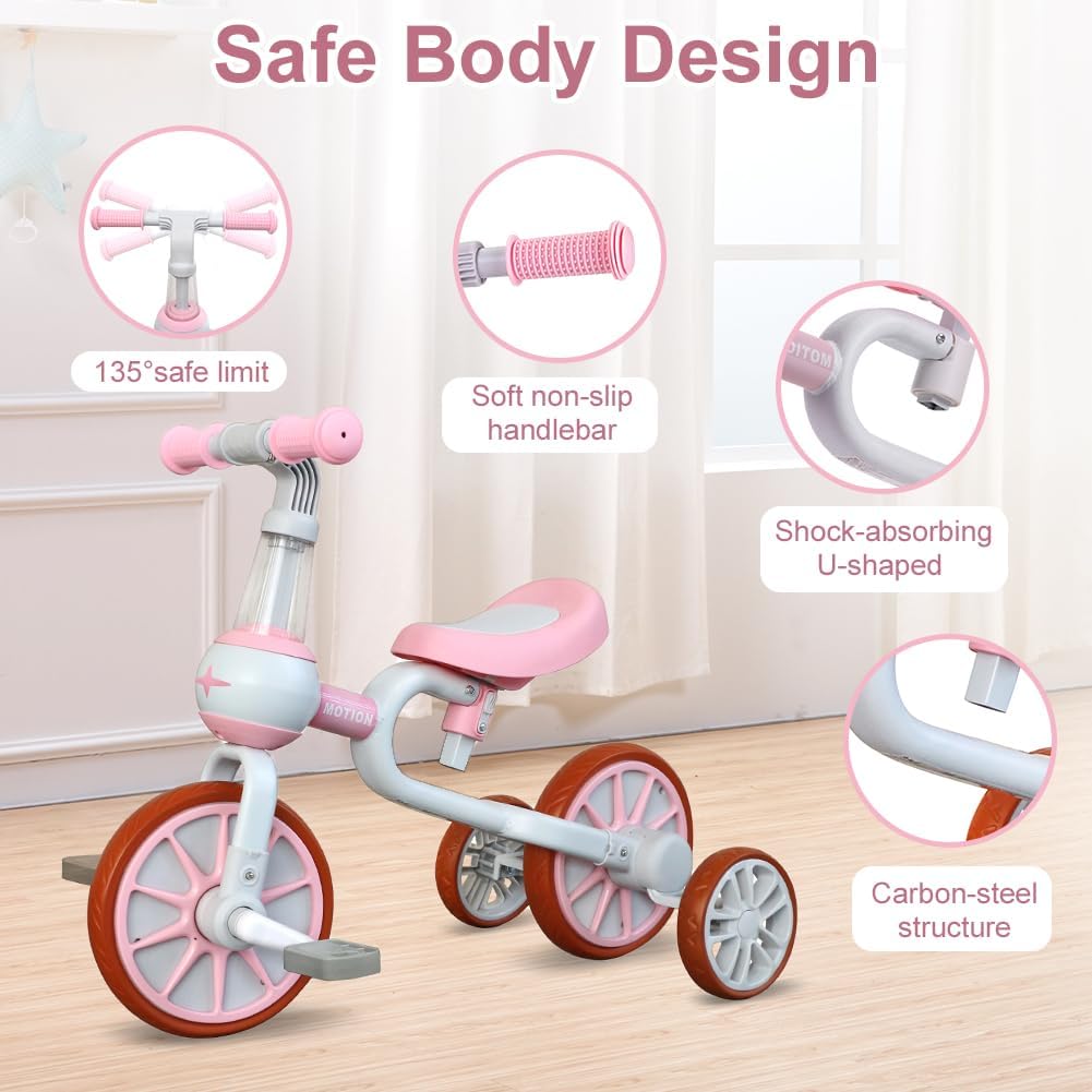 3 in 1 Toddler Bike for 2-4 Ye - Balance Bike Kids บทวิจารณ์และราคา