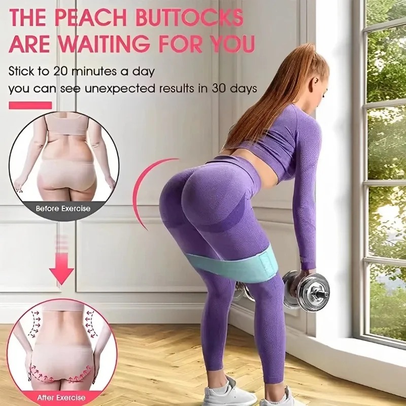 3Pcs Fabric Resistance Hip Boo - Sports Equipment Club บทวิจารณ์และราคา