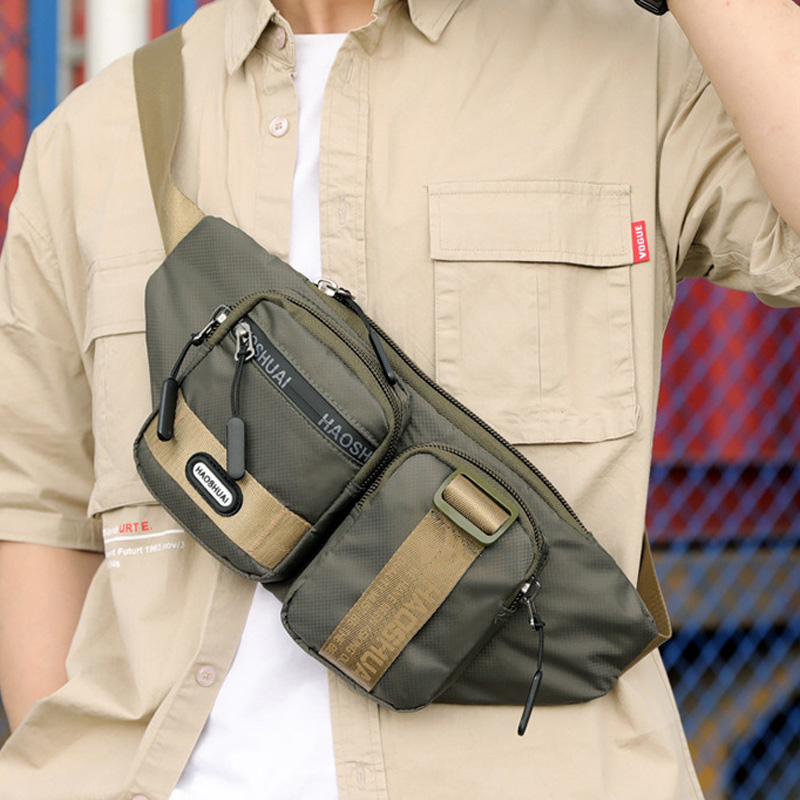 Men Fanny Waist Pack Cross bod - Sports Equipment Storage บทวิจารณ์และราคา