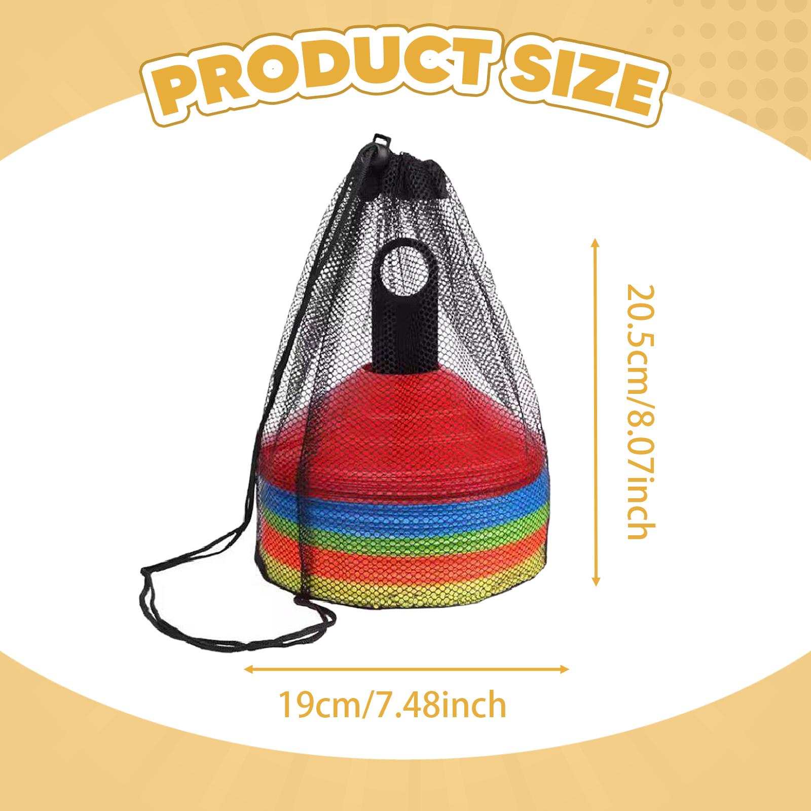 Soccer Cones Set Plastic Marke - Sports Equipment In School บทวิจารณ์และราคา