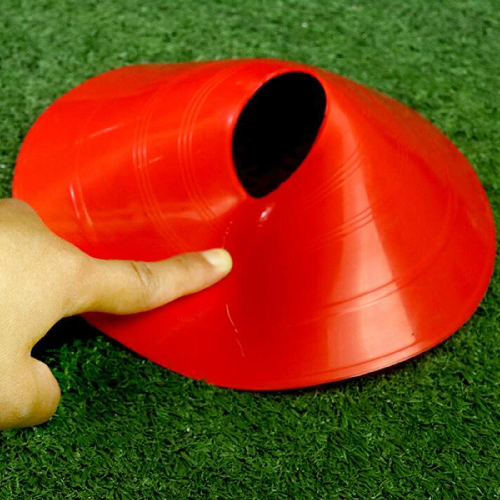 Soccer Cones Set Plastic Marke - Sports Equipment In School บทวิจารณ์และราคา