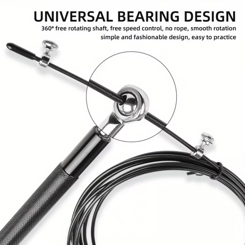 Steel Wire Skipping Rope Fitne - Sports Equipment In School บทวิจารณ์และราคา