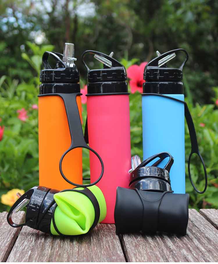 600ml   travel camping silicon - Sports Equipment In School บทวิจารณ์และราคา