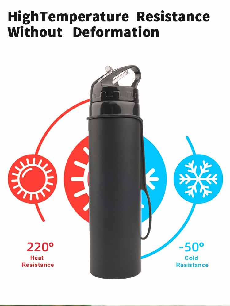 600ml   travel camping silicon - Sports Equipment In School บทวิจารณ์และราคา