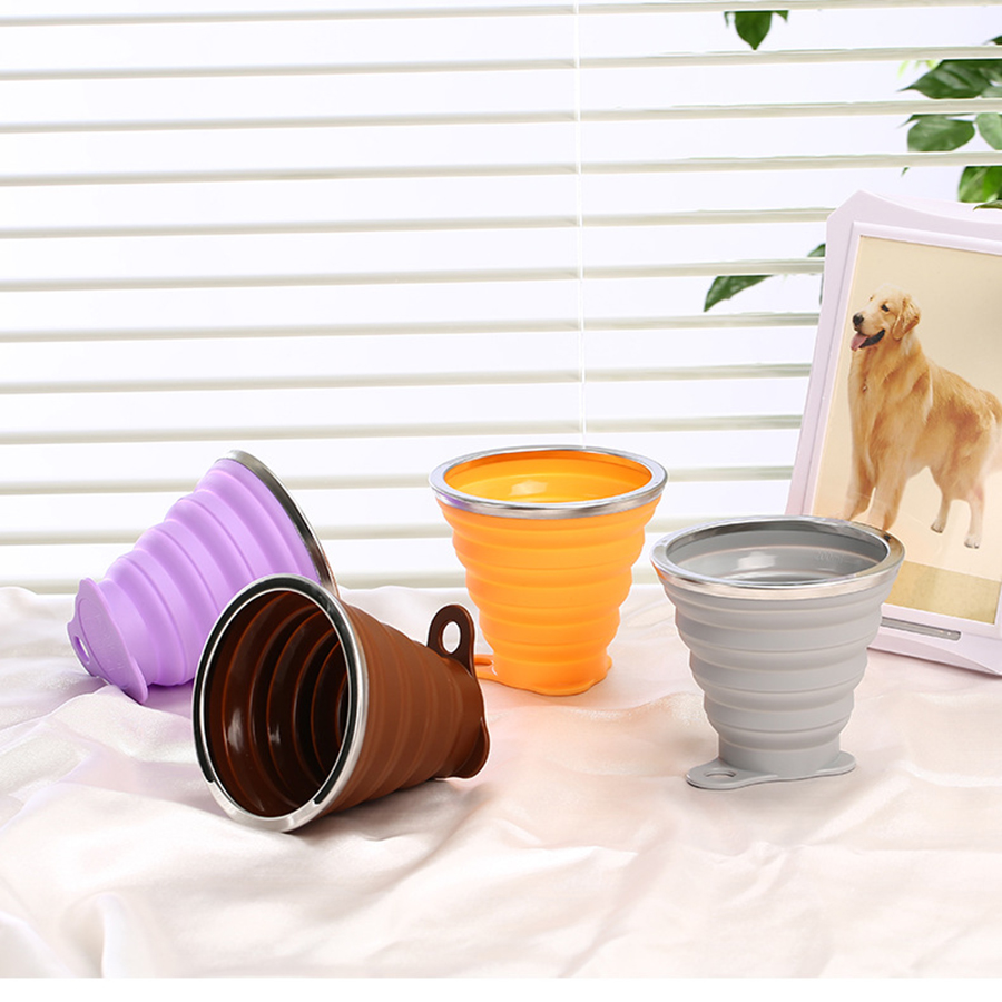 270ML Silicone Collapsible Cup - Sports Equipment 7 Year Old บทวิจารณ์และราคา