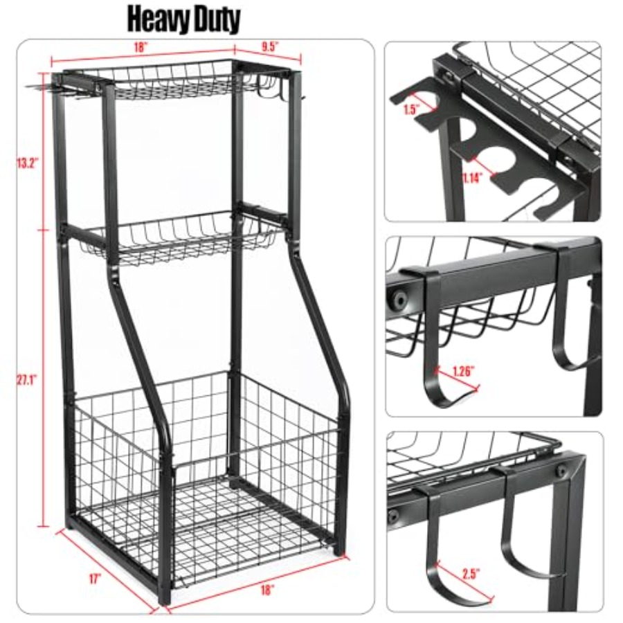 Sports Equipment Organizer for - Sports Equipment Storage บทวิจารณ์และราคา