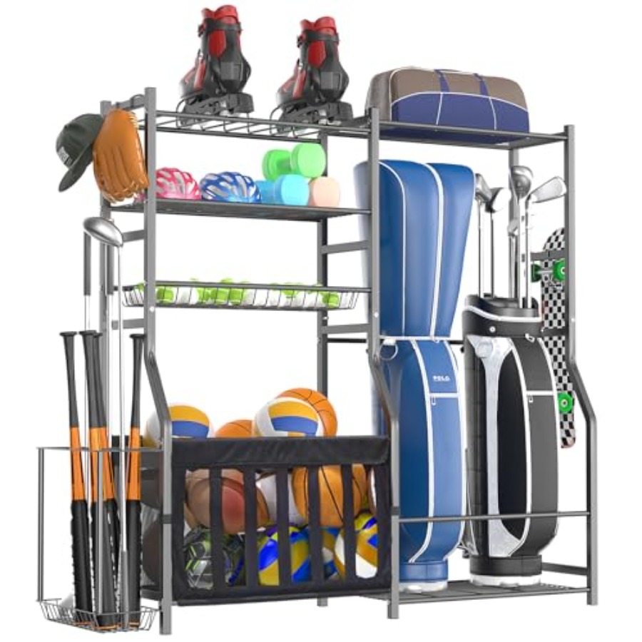 Heavy Duty Garage Sports Equip - Sports Equipment Storage บทวิจารณ์และราคา