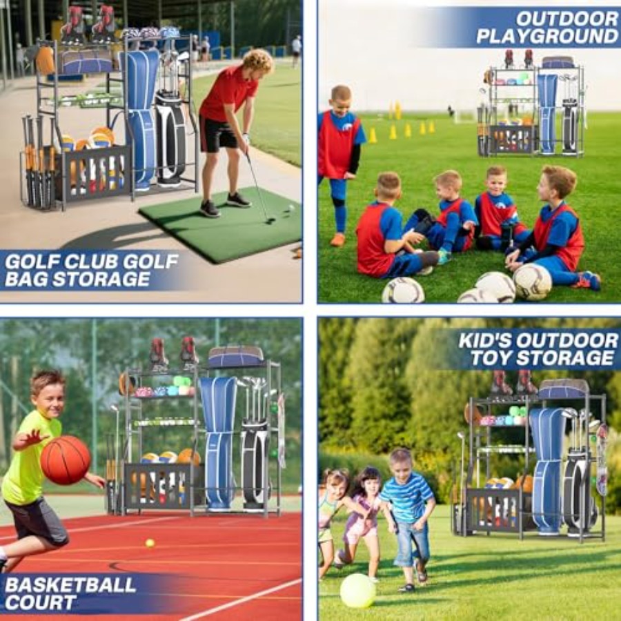 Heavy Duty Garage Sports Equip - Sports Equipment Storage บทวิจารณ์และราคา